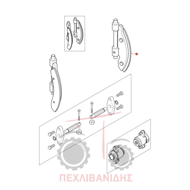 Εσωτερική δεξιά κόντρα λάμας Massey Ferguson 3625-3635-3645-3655 Εσωτερική δεξιά κόντρα λάμας Massey Ferguson 3625-3635-3645-3655