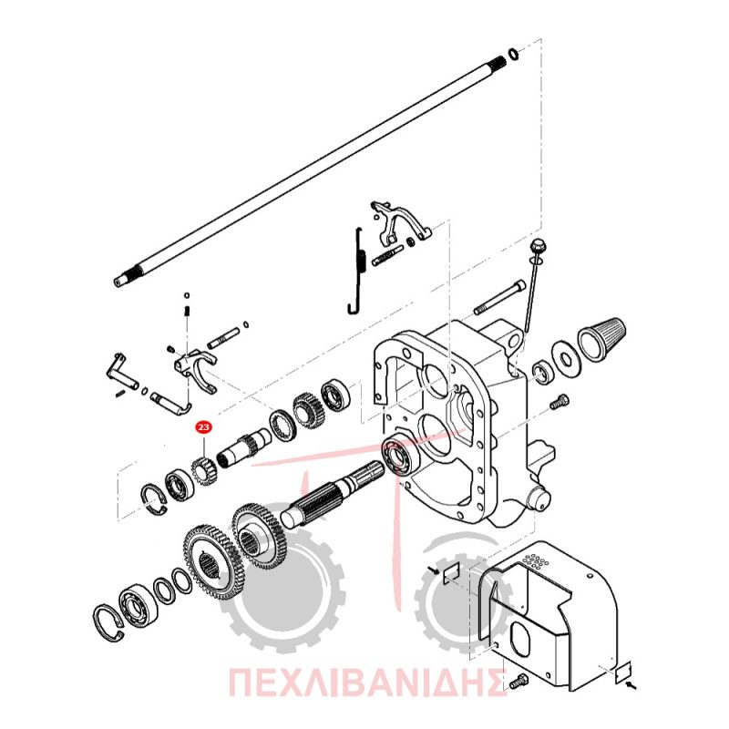 Γρανάζι PTO Massey Ferguson 4400 Γρανάζι PTO Massey Ferguson 4400