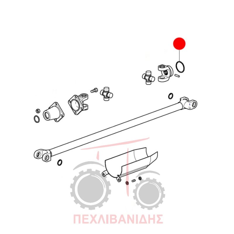 Ασφάλεια διαφορικού Massey Ferguson 3445-3455