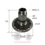 Βάση ημιαξονίου μπροστά - πίσω διαφορικού Massey Ferguson 174-290-698-699 Βάση ημιαξονίου μπροστά - πίσω διαφορικού Massey Ferguson 174-290-698-699