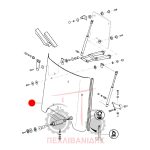Μπροστά ανοιγόμενο τζάμι καμπίνας Massey Ferguson 3300-3400 Μπροστά ανοιγόμενο τζάμι καμπίνας Massey Ferguson 3300-3400