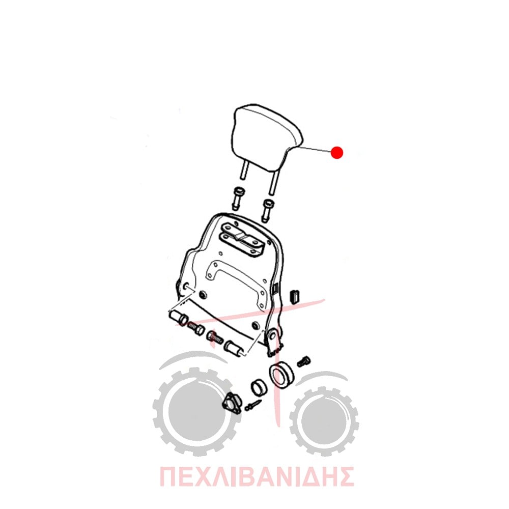 Προσκέφαλο καθίσματος Massey Ferguson 5400-5600-6400-7400