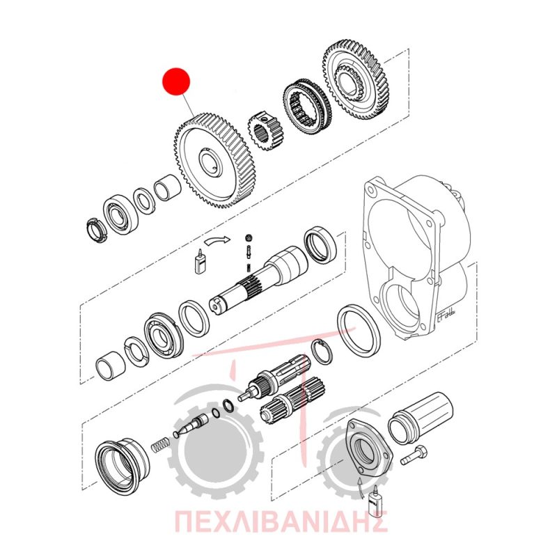 Γρανάζι PTO Landini 9880-Atlas-Rex