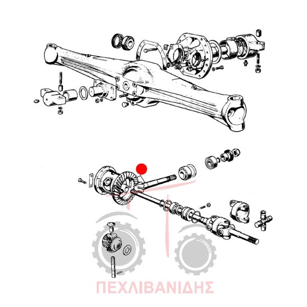 Μπροστά κορώνα πηνίο Landini 5830-6830