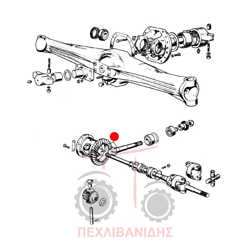 Μπροστά κορώνα πηνίο Landini 5830-6830 Μπροστά κορώνα πηνίο Landini 5830-6830