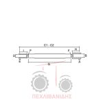 Λατέρνα υδραυλικού Landini Rex - MF 174-394
