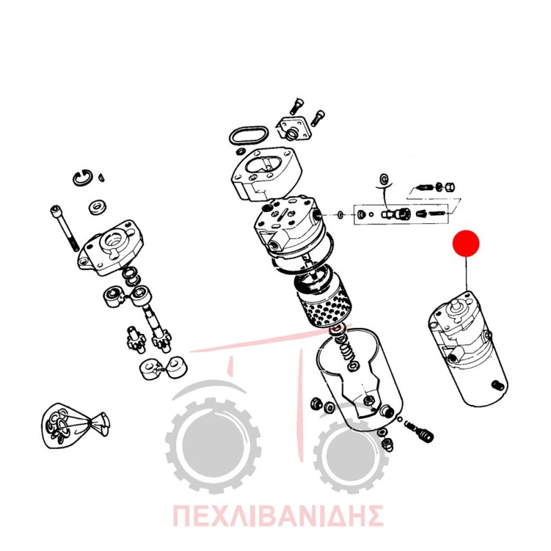 Αντλία τιμονιού Massey Ferguson 1080-595 Αντλία τιμονιού Massey Ferguson 1080-595