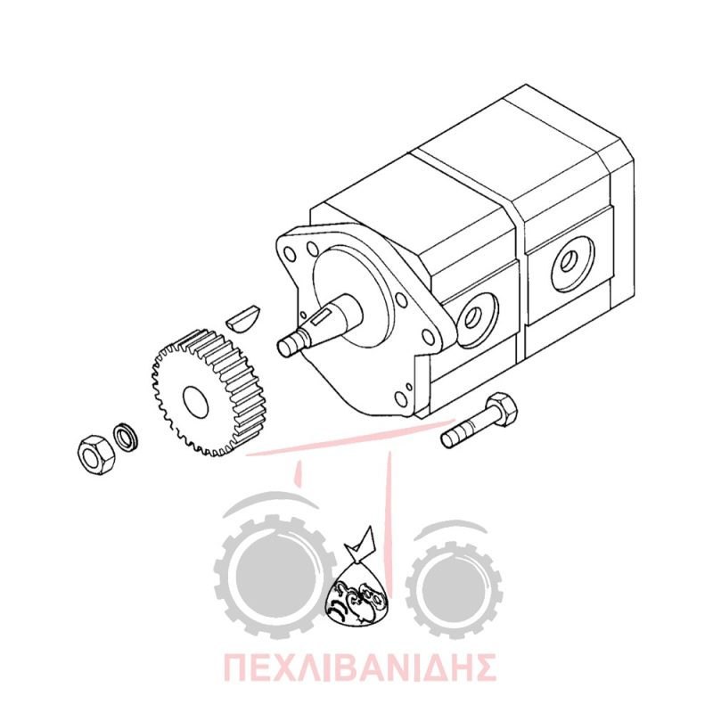 Αντλία υδραυλικού - τιμονιού Massey Ferguson 354