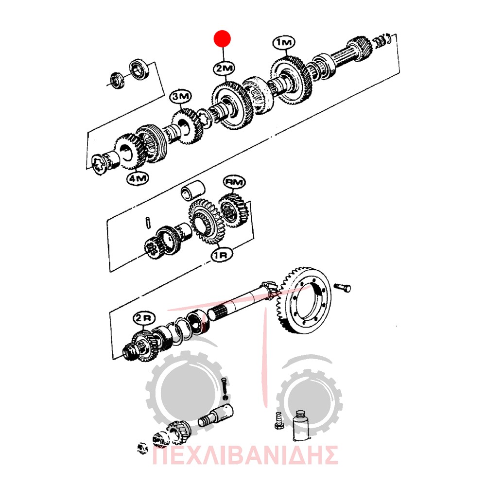 Γρανάζι σασμάν Landini 7880-8880
