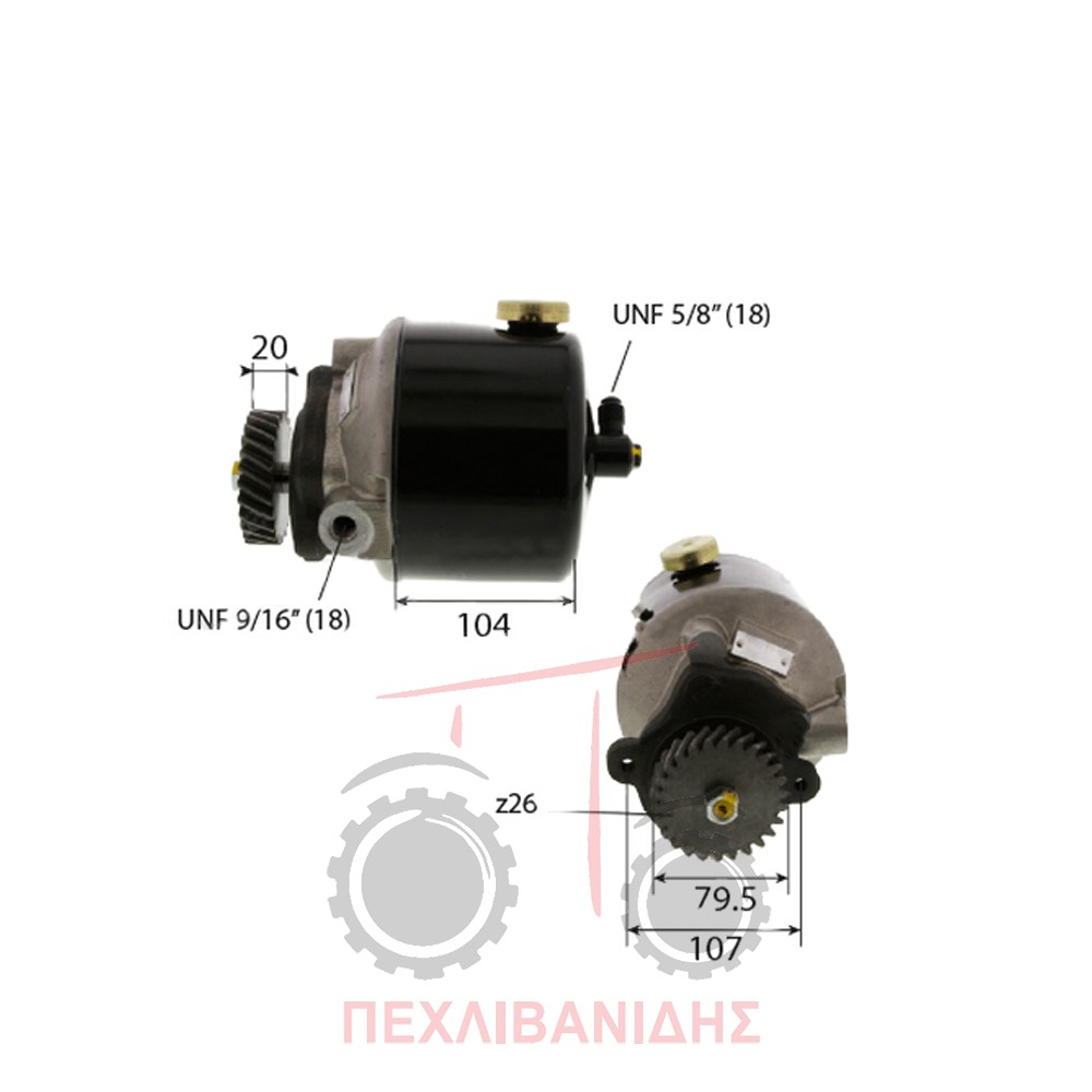Αντλία τιμονιού Ford 4600-5600-6600-7600