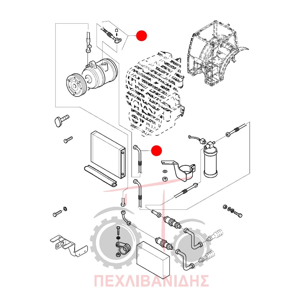 Σωλήνας aircondition Landini Rex