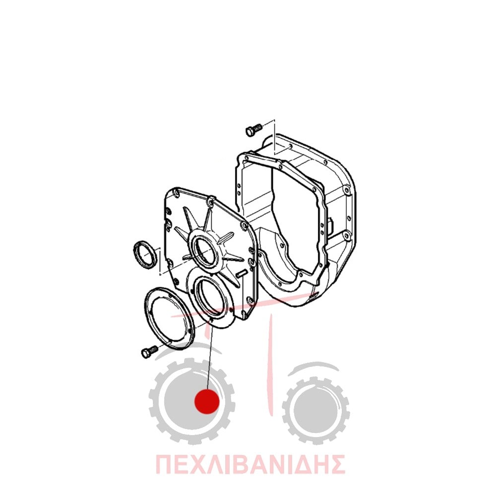 Καπάκι σασμάν Massey Ferguson 4370