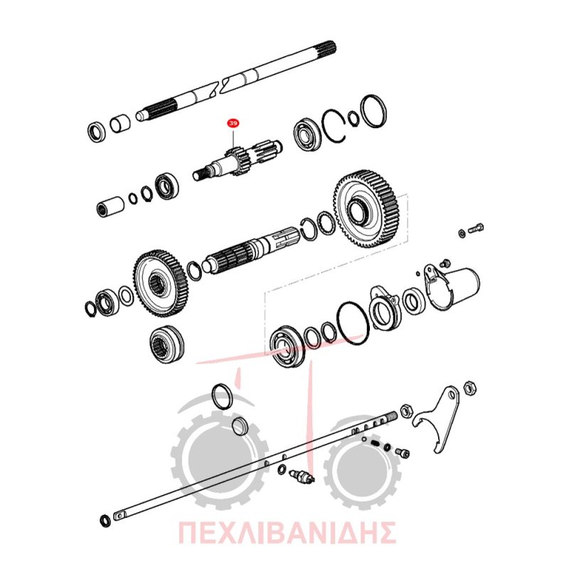 Πάνω άξονας PTO Massey Ferguson 2405-2410-2415