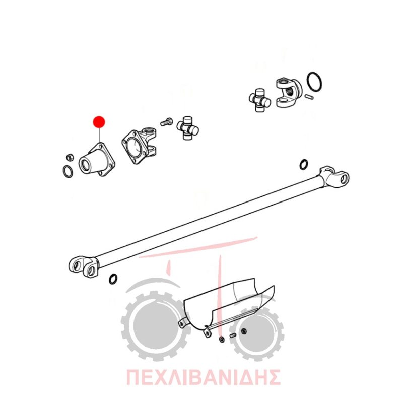 Μούφα διαφορικού Massey Ferguson 3300-3400