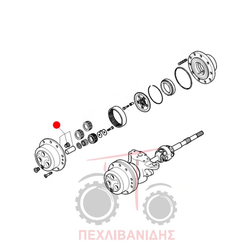 Καπάκι Carraro Massey Ferguson 6290-6480-7480-8240 Καπάκι Carraro Massey Ferguson 6290-6480-7480-8240