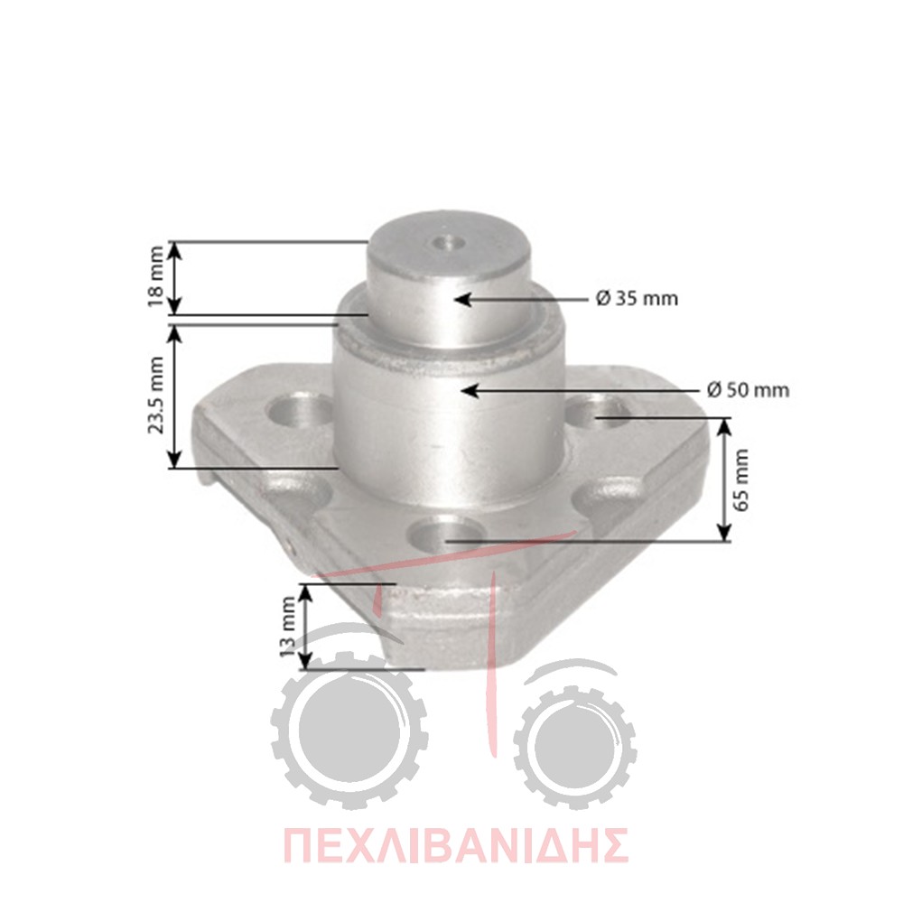 Πείρος εμπρός άξονα Massey Ferguson 6200-6400-7400-8200