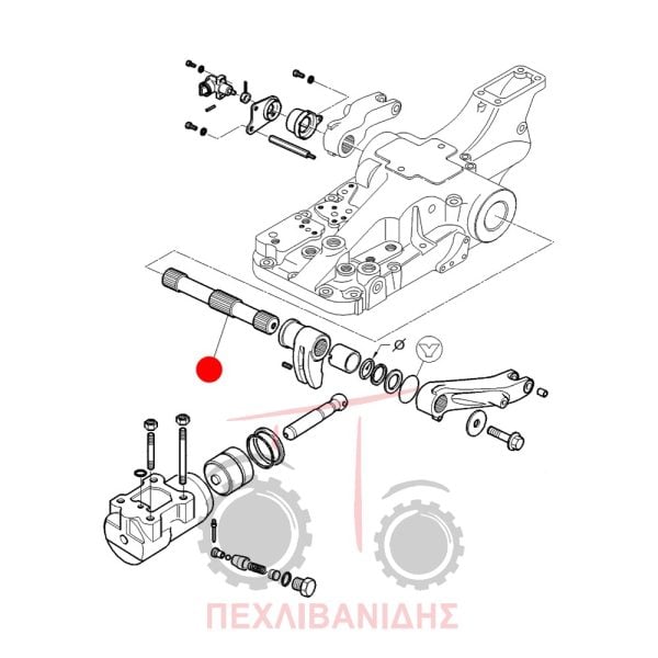 Άξονας υδραυλικού Massey Ferguson 4200-4300