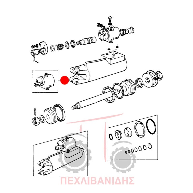 Βαλβίδα μπουκάλας τιμονιού Massey Ferguson 135-165-177-188-290 Βαλβίδα μπουκάλας τιμονιού Massey Ferguson 135-165-177-188-290