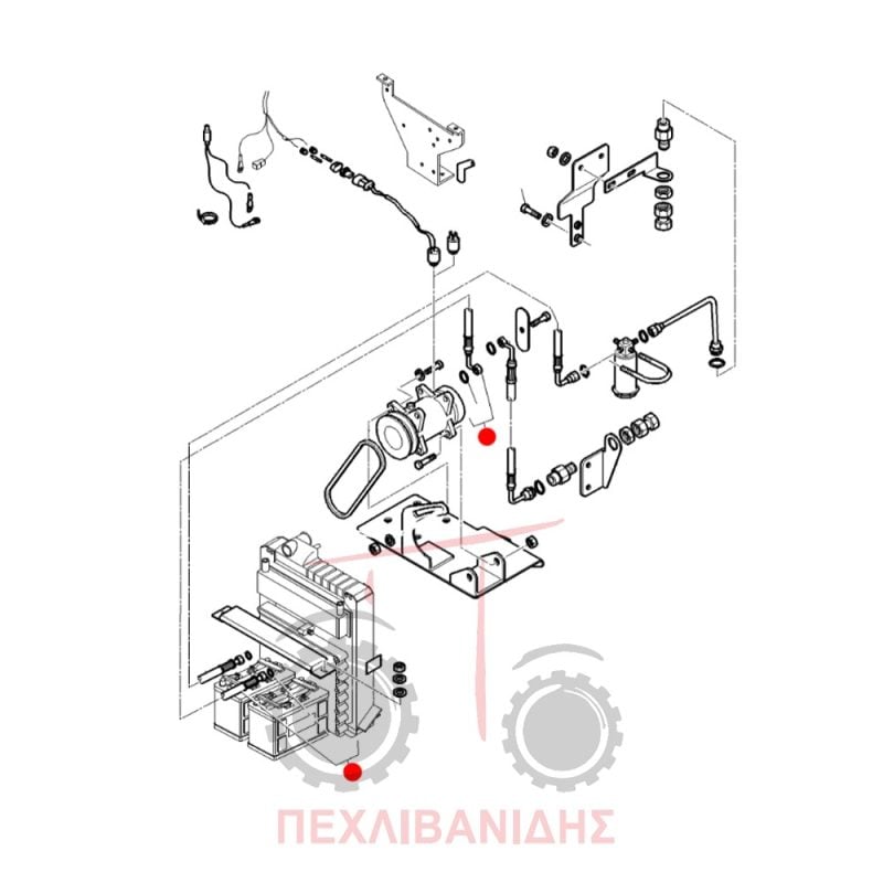 Σωλήνας aircondition Massey Ferguson 4200