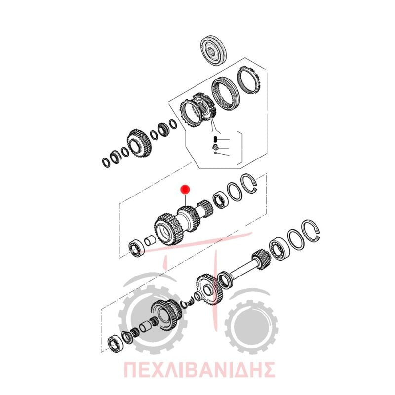 Άξονας σασμάν Massey Ferguson 3600-3700