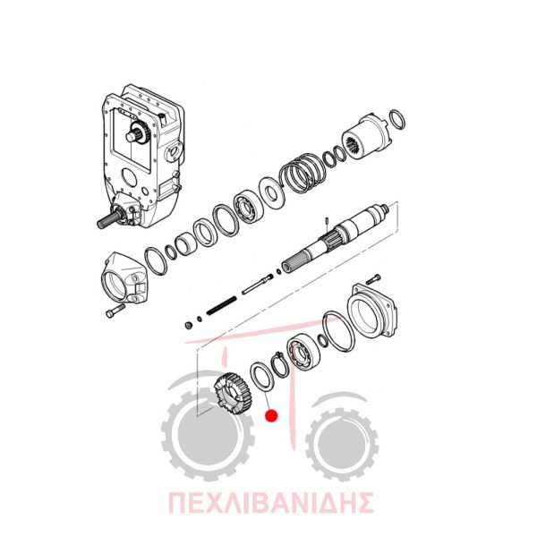 Ροδέλα διαφορικού Massey Ferguson 4200-4300-5300