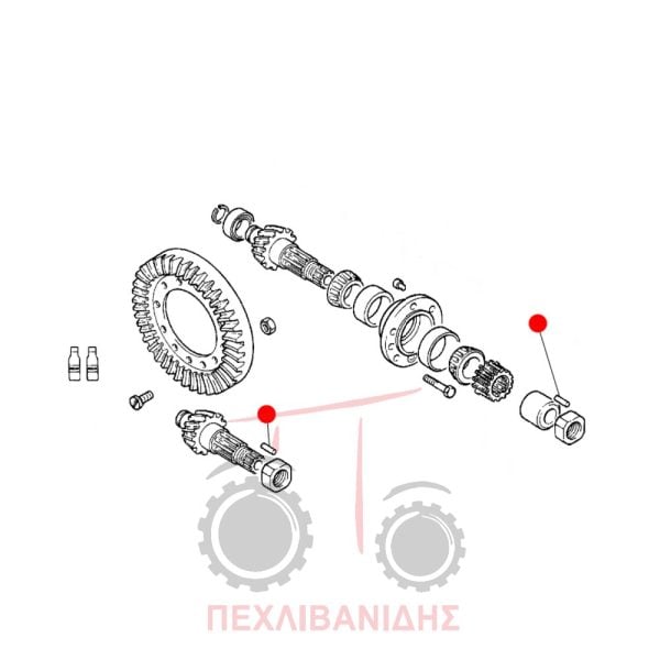 Πείρος ρουλεμάν Massey Ferguson 290-390-399-4200