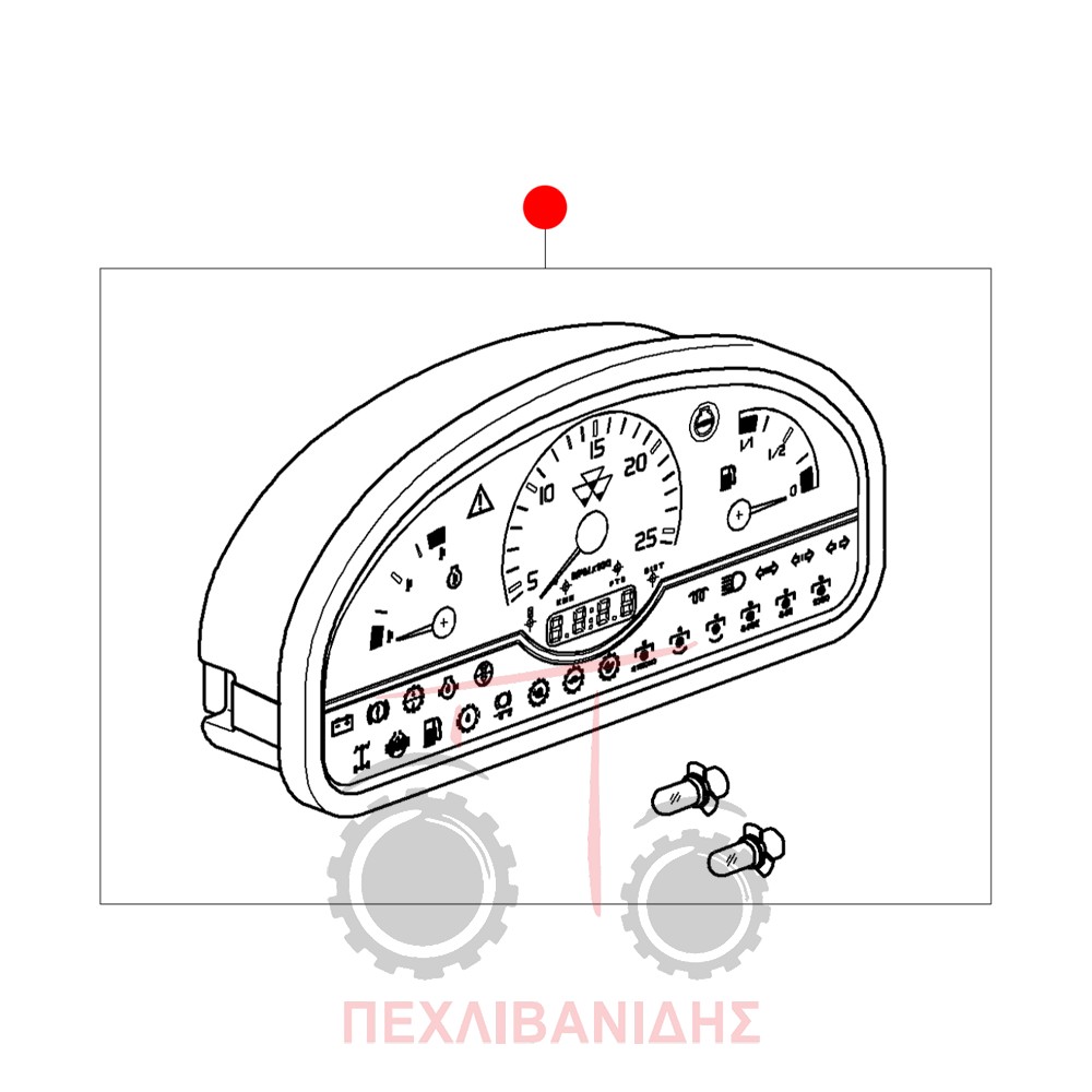 Ταμπλό κομπλέ Massey Ferguson 3400