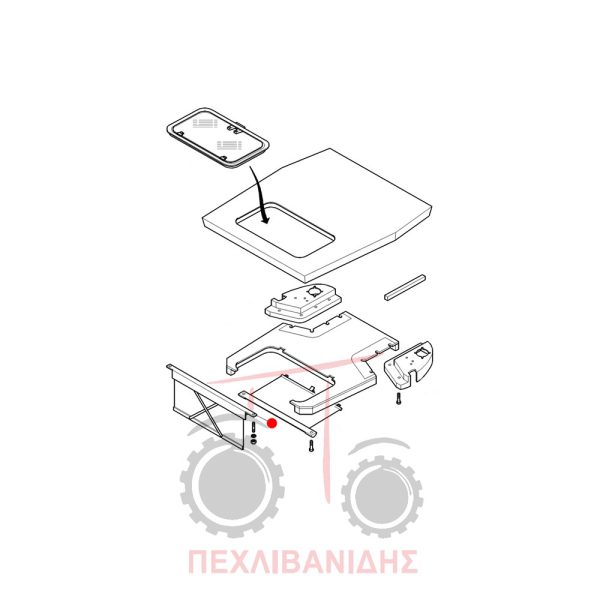 Κουρτίνα εμπρός Massey Ferguson 4200-4300