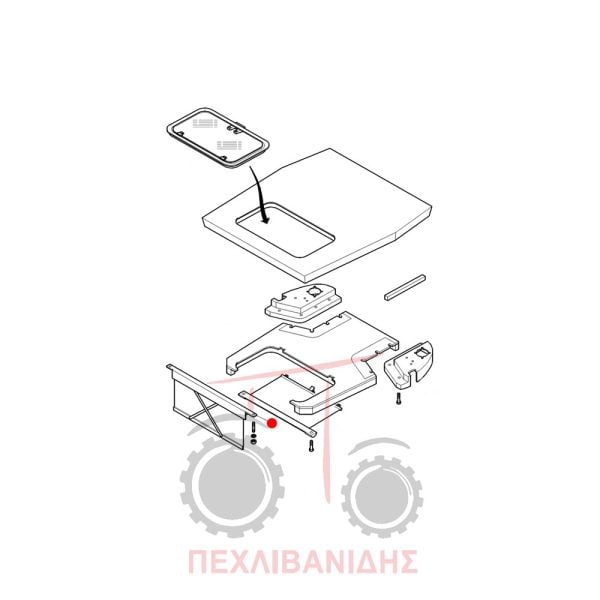 Κουρτίνα εμπρός Massey Ferguson 4200-4300
