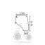 Τζάμι πόρτας δεξί Massey Ferguson 8727-8730-8732-8735-8740