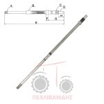 Άξονας PTO σασμάν Ford 5510-6610-7610-7710 Άξονας PTO σασμάν Ford 5510-6610-7610-7710