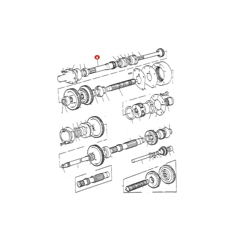 Μπριζντιρέκ PTO Massey Ferguson 175-177 Μπριζντιρέκ PTO Massey Ferguson 175-177