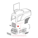 Μπροστά πάνω σίτα μάσκας καπό Massey Ferguson 3300-3400 Μπροστά πάνω σίτα μάσκας καπό Massey Ferguson 3300-3400